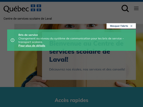 'csslaval.ca' screenshot