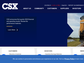 'csx.com' screenshot