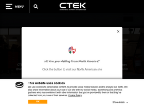 'ctek.com' screenshot
