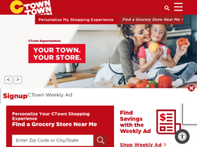 'ctownsupermarkets.com' screenshot