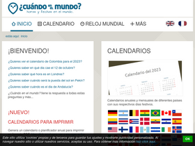 'cuandoenelmundo.com' screenshot