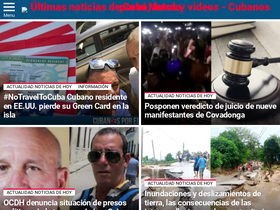 'cubanosporelmundo.com' screenshot