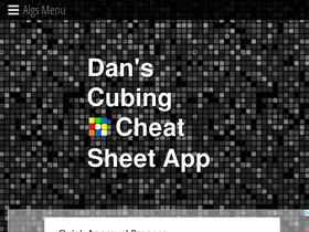 'cubingcheatsheet.com' screenshot