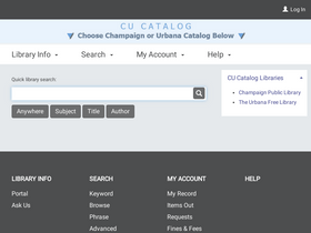 'cucatalog.org' screenshot