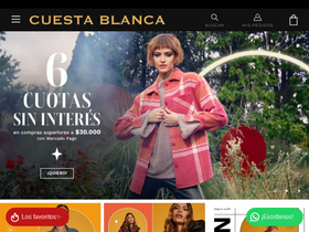 'cuestablanca.com' screenshot