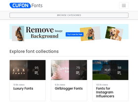 'cufonfonts.com' screenshot