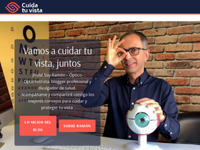 'cuidatuvista.com' screenshot