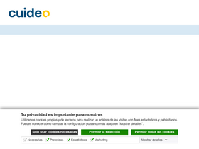 'cuideo.com' screenshot