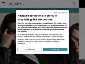 'cuir-city.com' screenshot