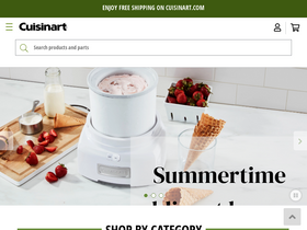 'cuisinart.com' screenshot