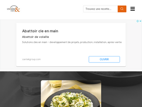 'cuisine-et-mets.com' screenshot