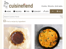 'cuisinefiend.com' screenshot