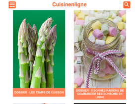 'cuisinenligne.com' screenshot