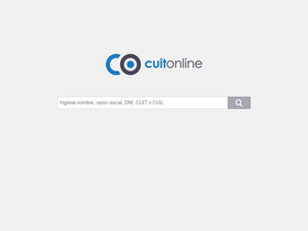 'cuitonline.com' screenshot