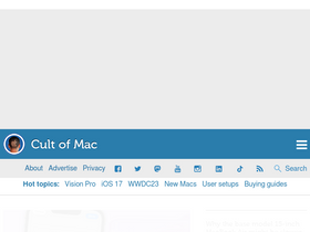 'cultofmac.com' screenshot