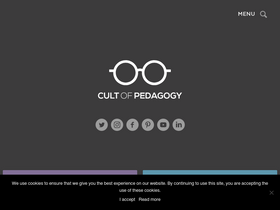 'cultofpedagogy.com' screenshot
