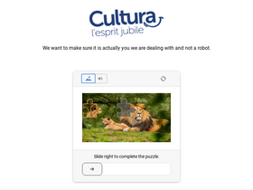 'cultura.com' screenshot