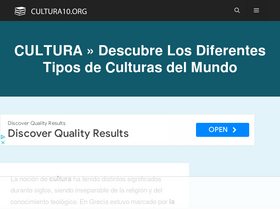 'cultura10.org' screenshot