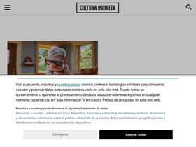 'culturainquieta.com' screenshot