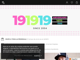 'culturaurbanashop.es' screenshot