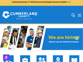 'cumberlandcountync.gov' screenshot