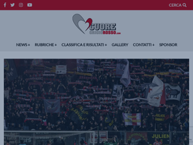 'cuoregrigiorosso.com' screenshot
