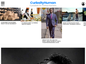 'curiosityhuman.com' screenshot