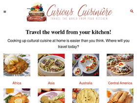 'curiouscuisiniere.com' screenshot