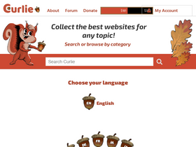 'curlie.org' screenshot