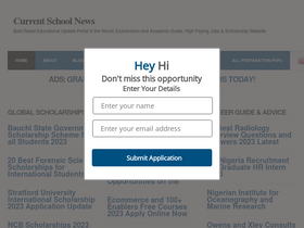 'currentschoolnews.com' screenshot
