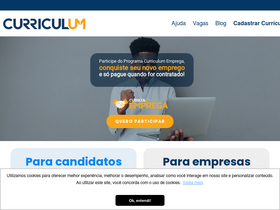 'curriculum.com.br' screenshot