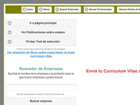 'curriculumvitaeempresarial.com' screenshot
