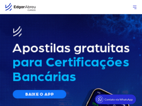 'cursosedgarabreu.com.br' screenshot