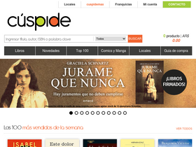 'cuspide.com' screenshot