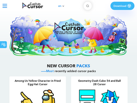 'custom-cursor.com' screenshot