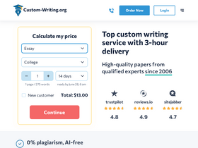 'custom-writing.org' screenshot