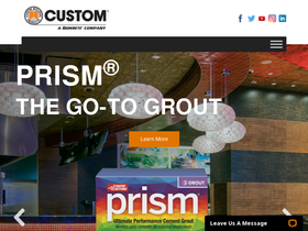 'custombuildingproducts.com' screenshot