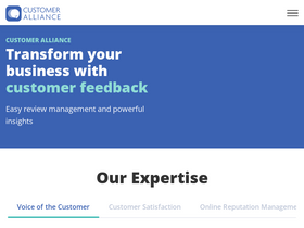 'customer-alliance.com' screenshot