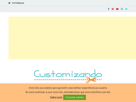 'customizando.net' screenshot