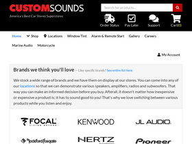 'customsounds.com' screenshot
