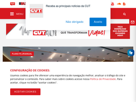 'cut.org.br' screenshot