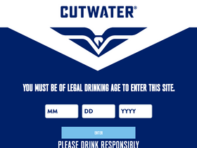 'cutwaterspirits.com' screenshot