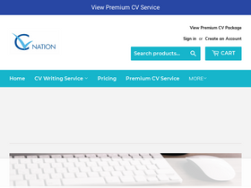 'cv-nation.com' screenshot