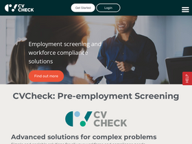 'cvcheck.com' screenshot
