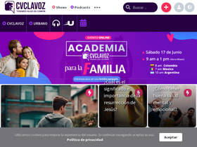 'cvclavoz.com' screenshot