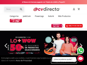 'cvdirectomexico.com' screenshot