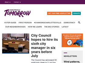 'cvilletomorrow.org' screenshot