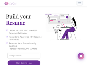 'cvowl.com' screenshot