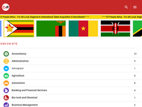 'cvpeopleafrica.com' screenshot