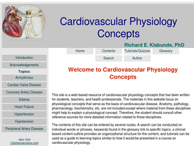 'cvphysiology.com' screenshot